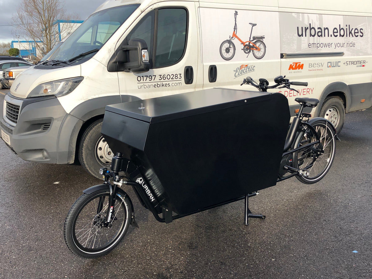 Cargo Bikes Next Day Bike Delivery Buy Dolly Cargo E-Bike Bleeper Electric Bikes