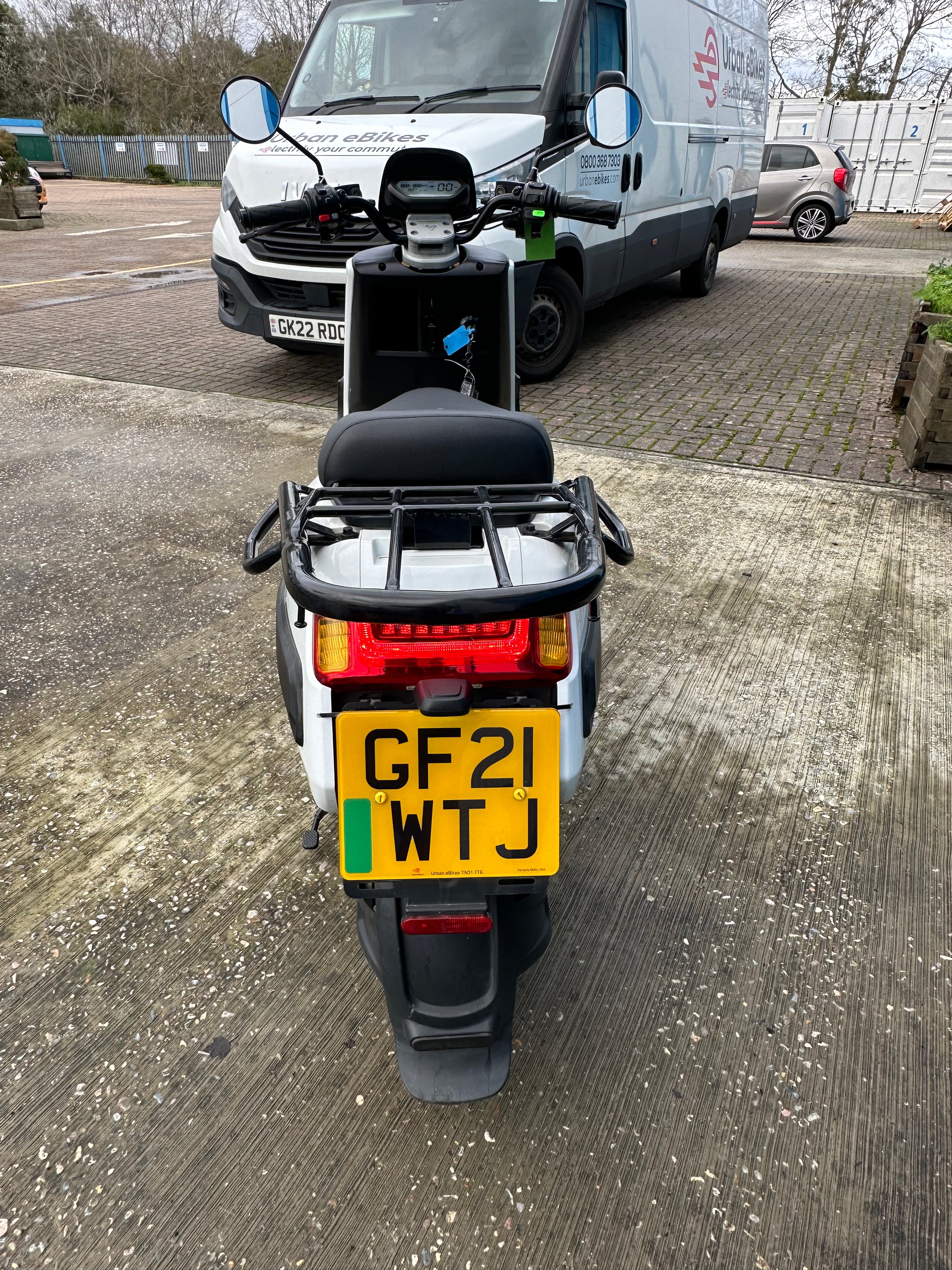 Used NIU NQi GT Pro Cargo Electric Moped - GF21 WTJ