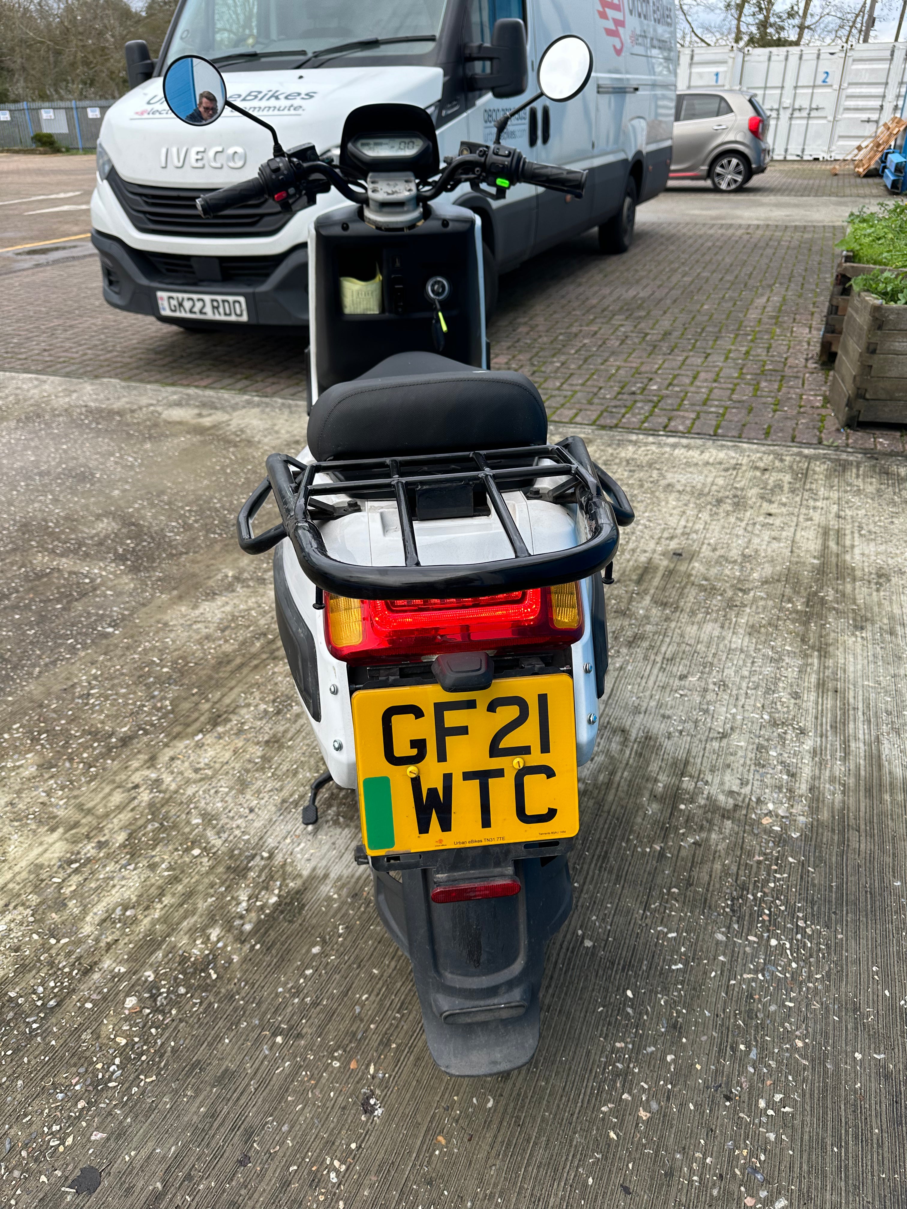 Used NIU NQi GT Pro Cargo Electric Moped - GF21 WTC