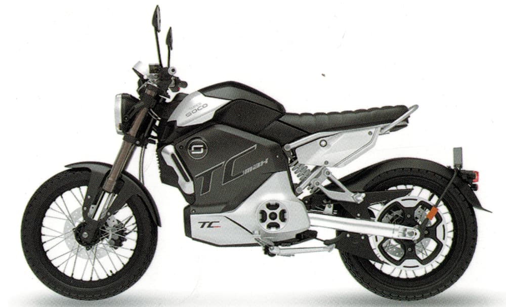 Super Soco-TC Max - 58mph-electric motorbike-urban.ebikes